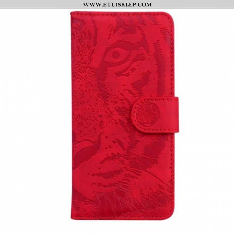 Etui Folio do OnePlus Nord CE 5G Nadruk Twarzy Tygrysa